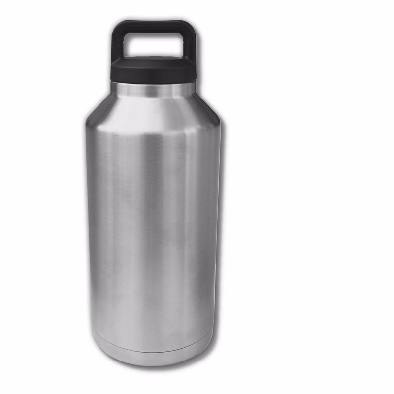 64oz Stainless Steel Vacuum Insulated Growler w/ Copper Line