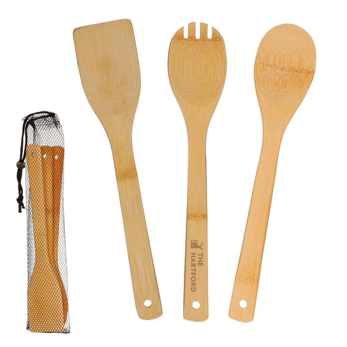 3 Piece Bamboo Cooking Utensil Set 1
