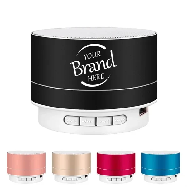 Custom Portable Metal Wireless Bluetooth Mini Speaker — Travel Music Gift 1