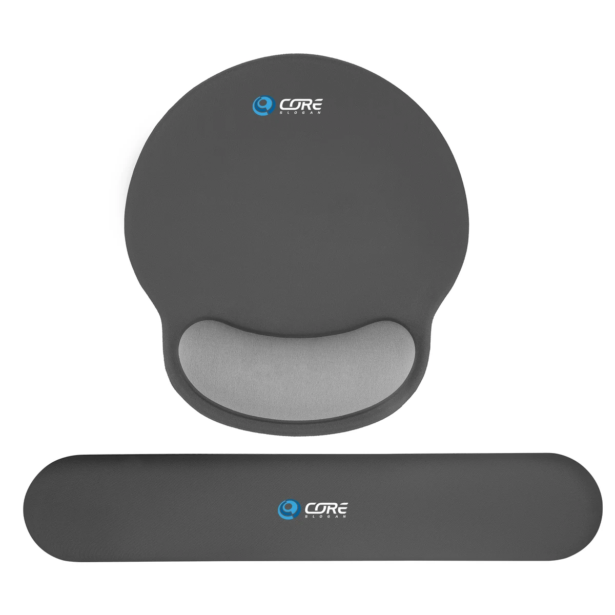 Custom Full Color Ergonomic Mouse Pad & Keyboard Wrist Rest Set 1