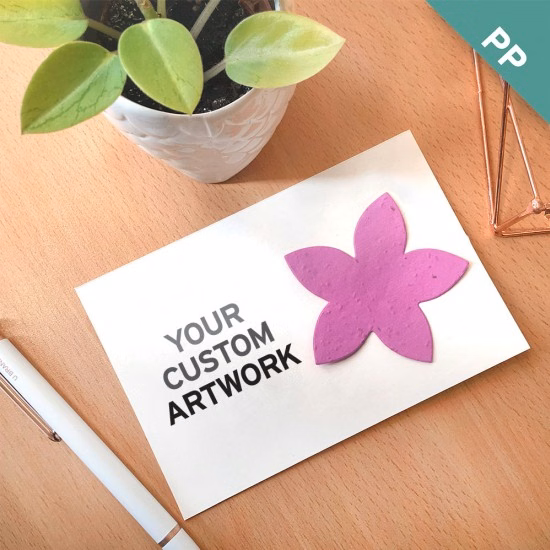 Single-Sided Medium Eco Panel Card With Shape