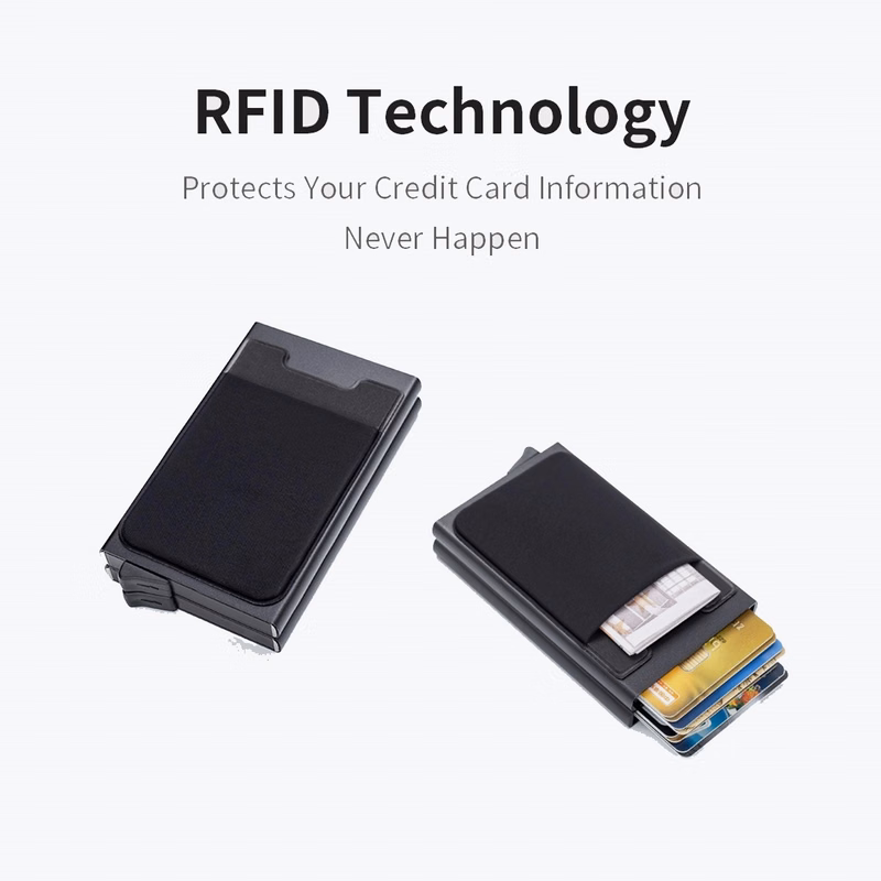 Credit Card Holder With Automatic Card Pop
