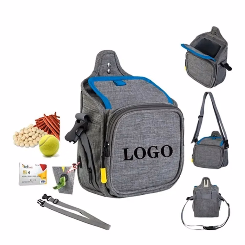 Outdoor Pet Treat Bag with Multiple Compartments