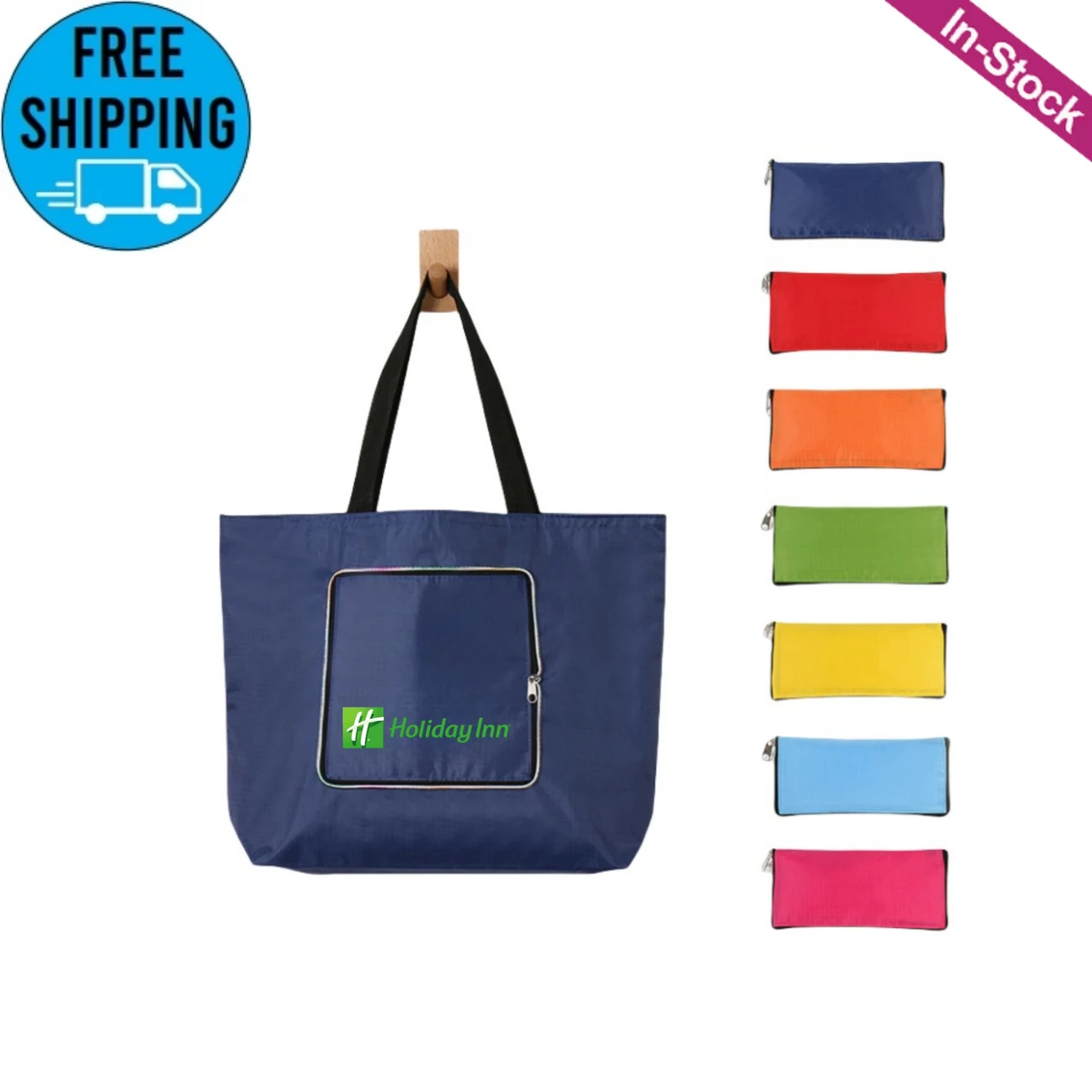 Foldable Reusable Grocery Bags Washable Tote Bag 1