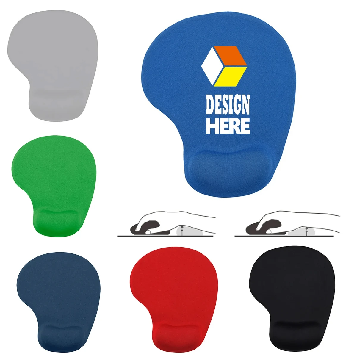 Comfortable Mouse Pad With Wrist Rest Gel 1