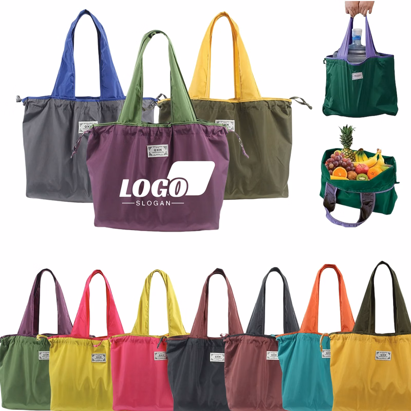 Oxford Cloth Portable Folding Shopping Bag