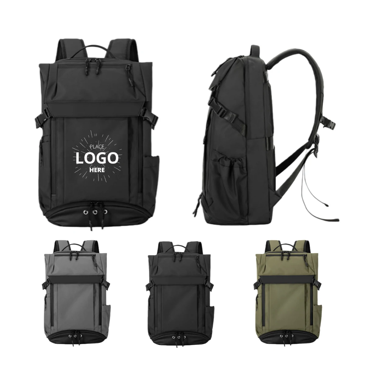 Minimalist College Backpack With Padded Straps And Organizer 1