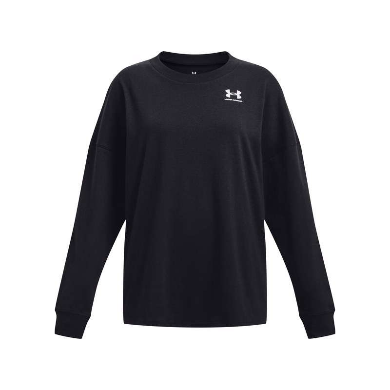 UA Left Chest Logo Girls' Long Sleeve