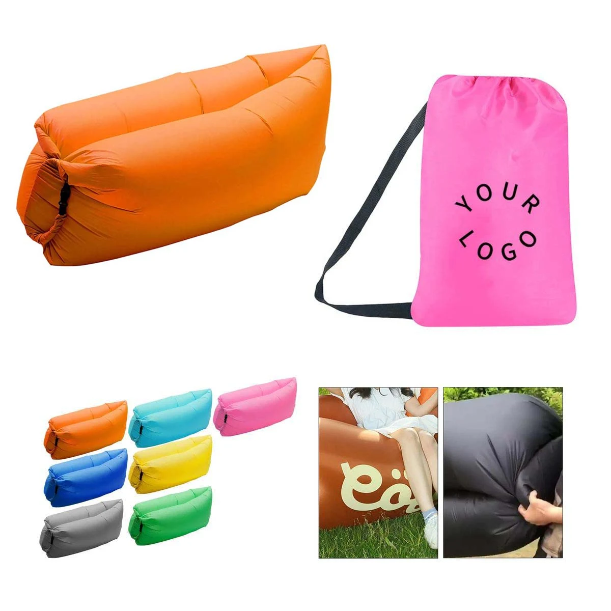 Portable Inflatable Lounger Sofa for Outdoor Use 1