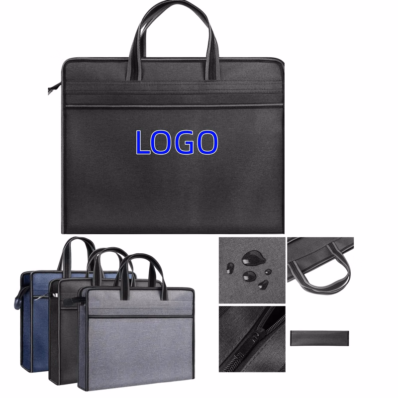Oxford Zippered Document Bag