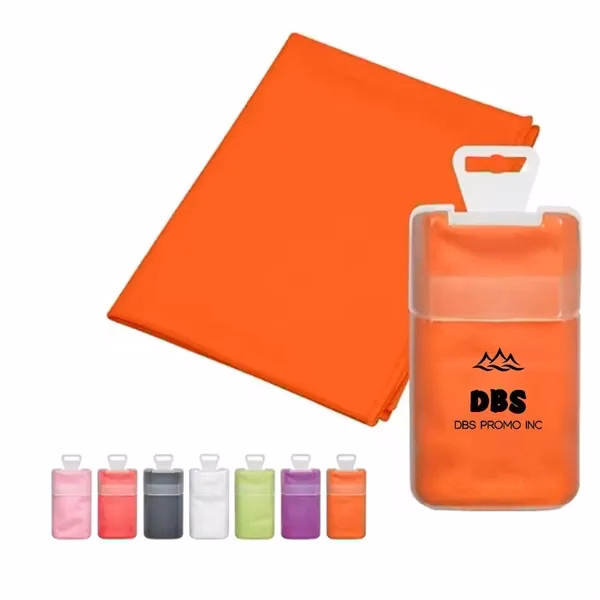 Plastic-Cased Cooling Towel