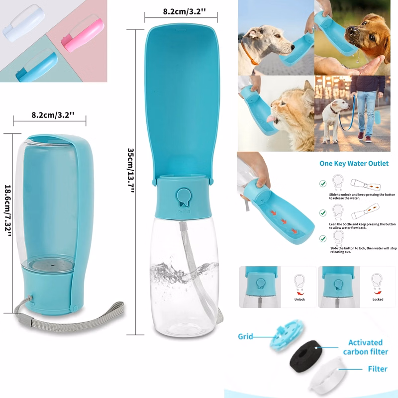 19 oz Portable Dog Water Bottle