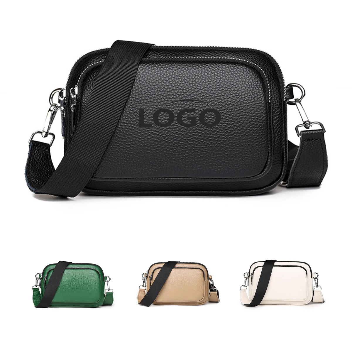 Elegant Crossbody Bag ?C Sleek Leather Design 1