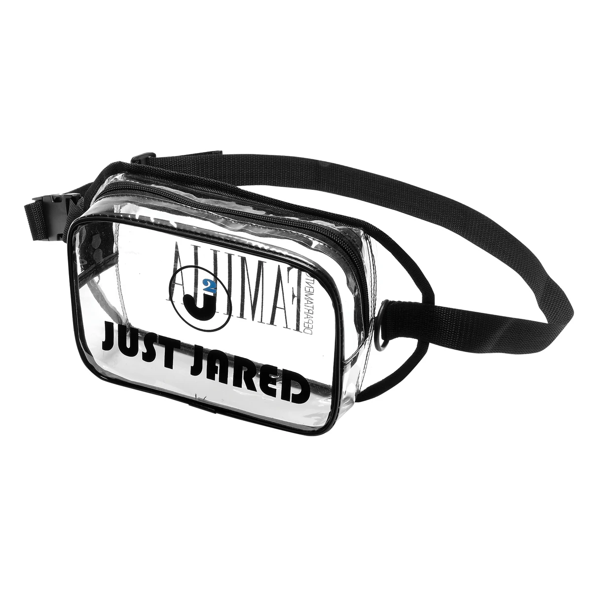 Two Zippered Clear Fanny Pack 1