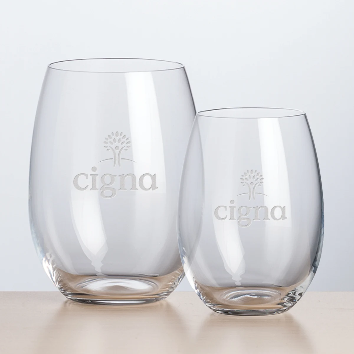Carlita Stemless Wine - Deep Etch 1