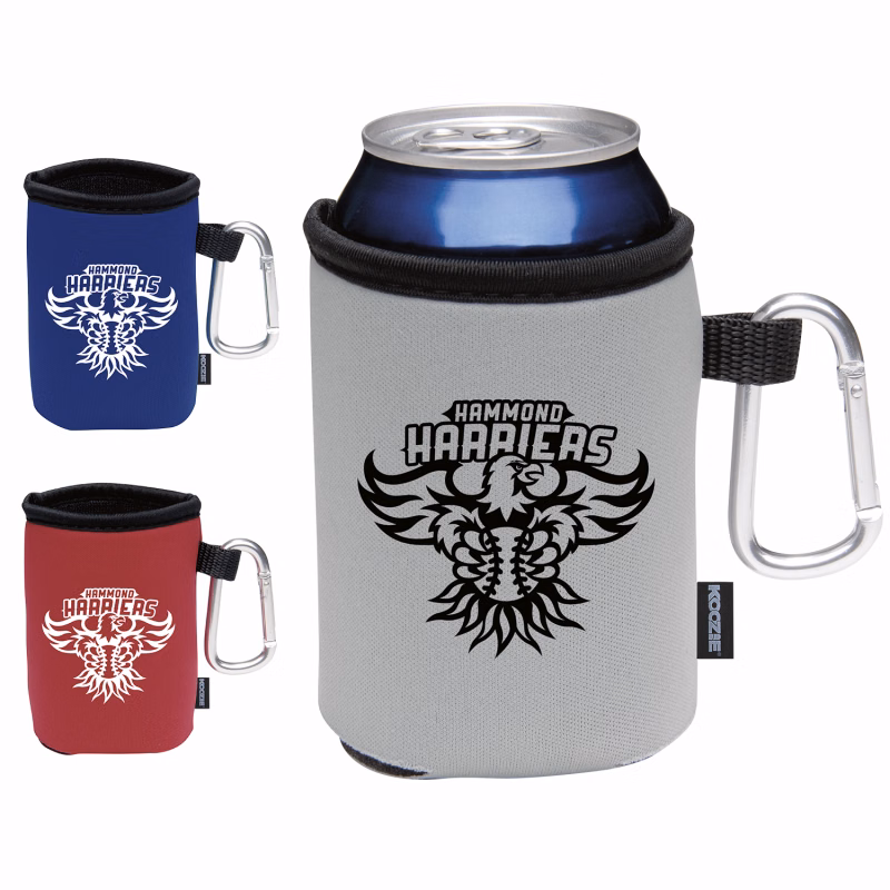 Koozie® Collapsible Can Cooler with Carabiner
