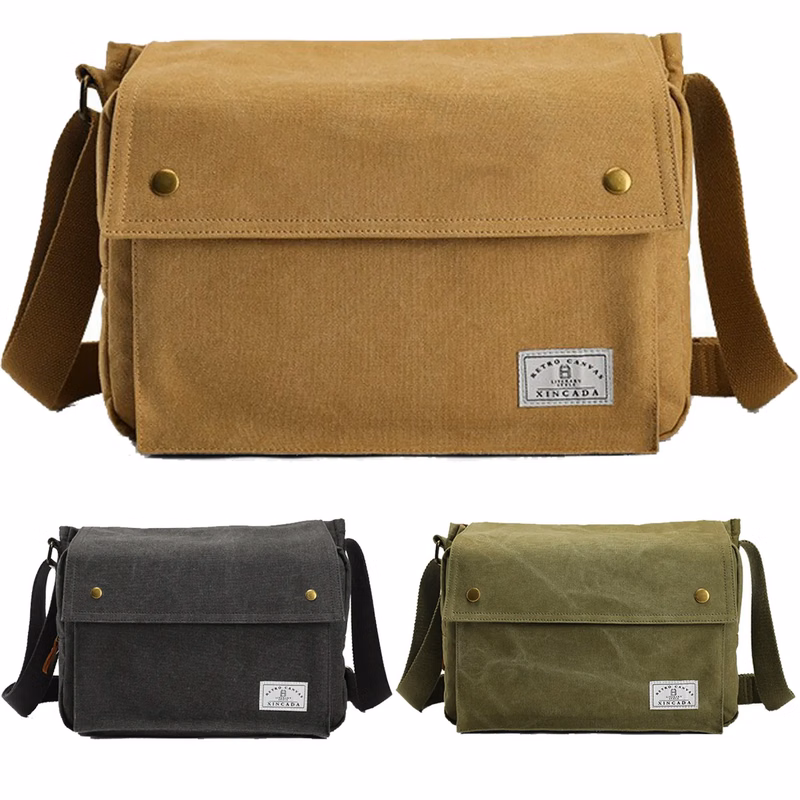 Canvas Messenger Vintage Crossbody Shoulder Bag