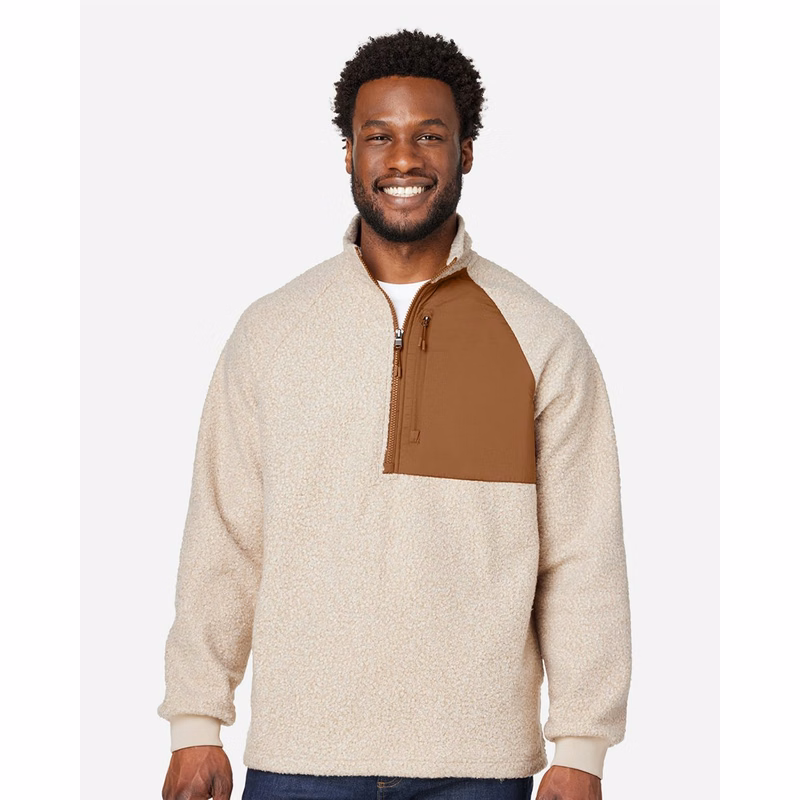 Men's Aura Sweater Fleece Quarter-Zip Pullover - NE713