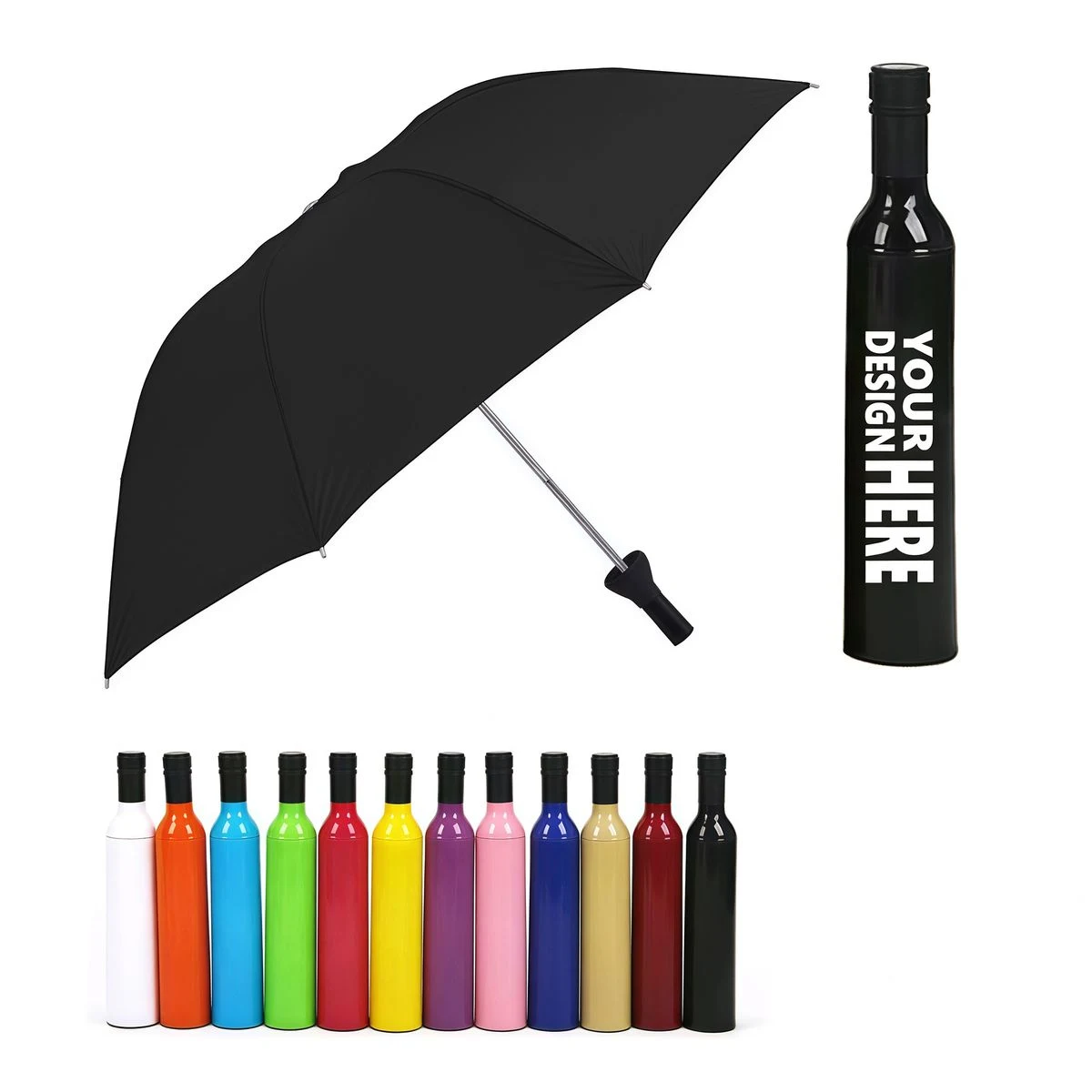 Portable Wine Bottle Umbrella 1
