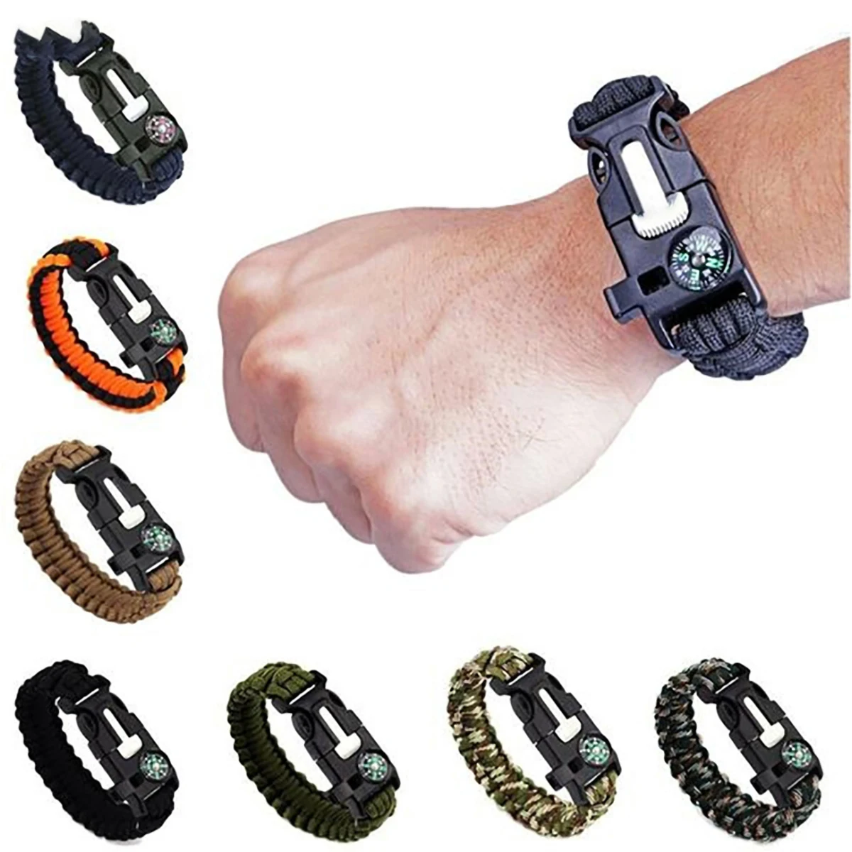 Adult Multifunctional Survival Bracelet 1