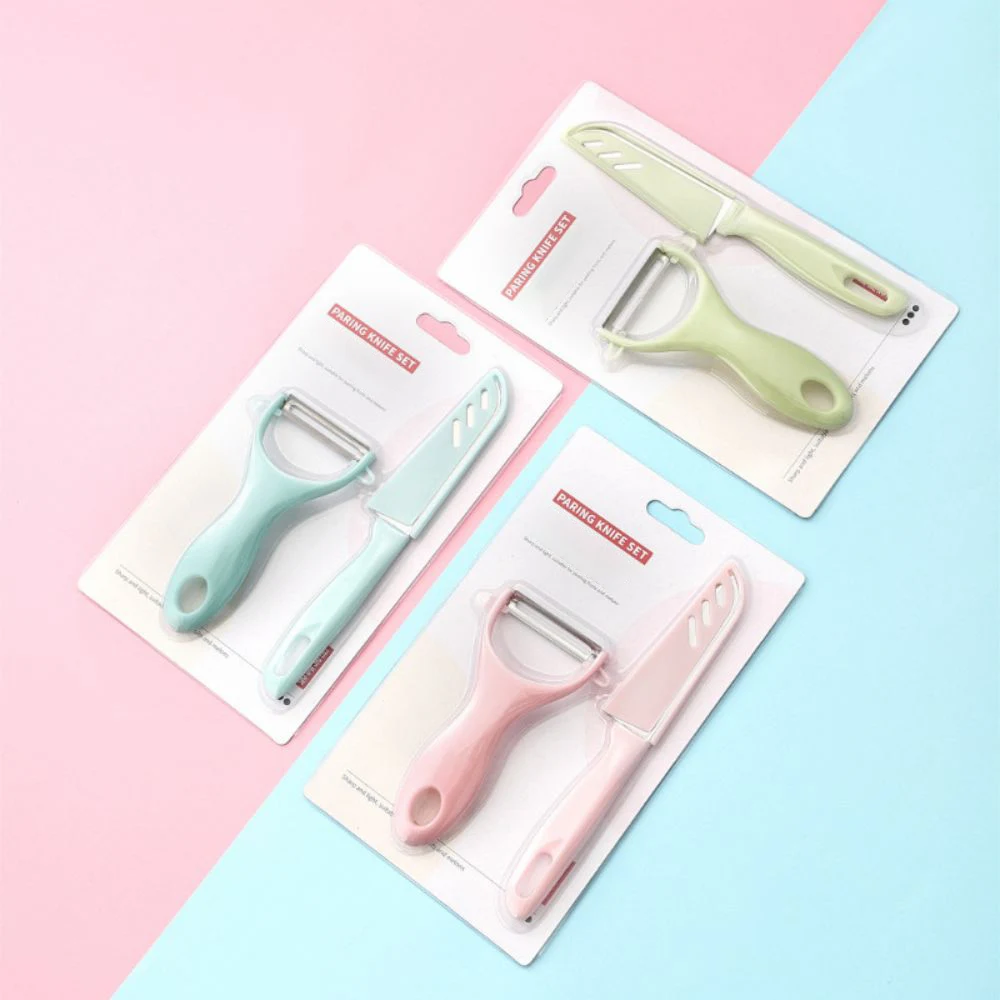 Portable Fruit And Vegetable Peeler Set &Knife Set 1