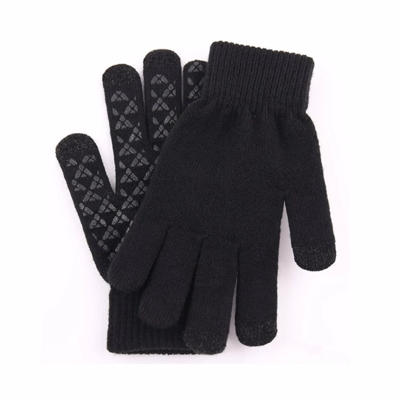 Warm Knitted Touch Screen Gloves Custom MOQ50
