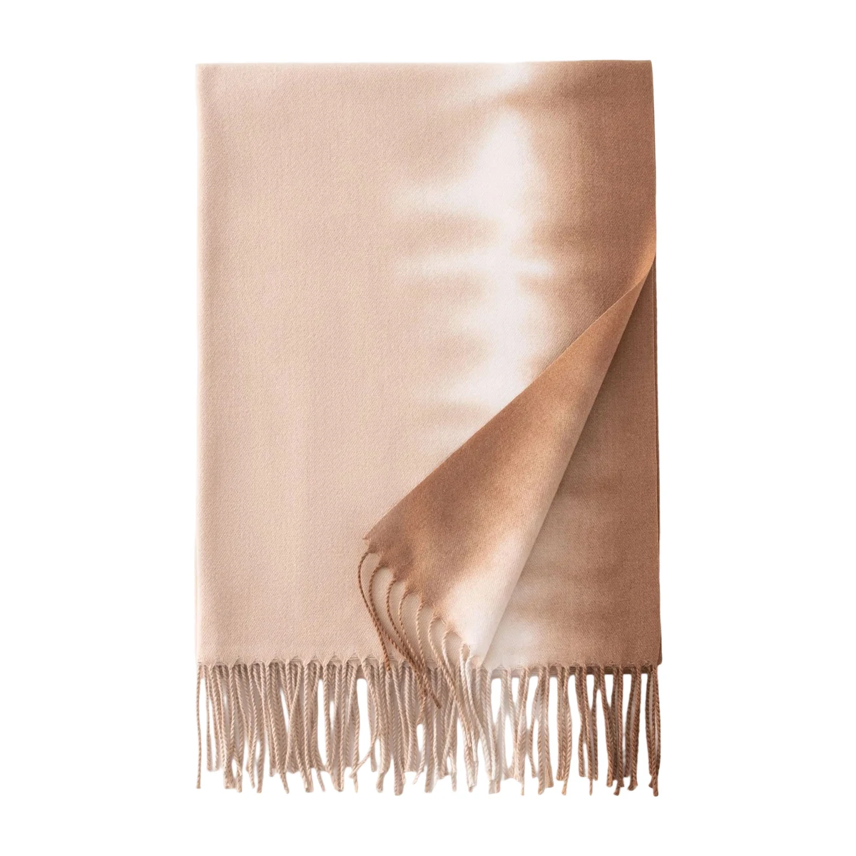 Faux Cashmere Gradient Shawl Scarf 78.8" Length x 25.6" Width 1