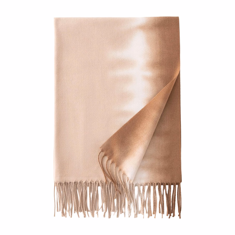 Faux Cashmere Gradient Shawl Scarf 78.8" Length x 25.6" Width