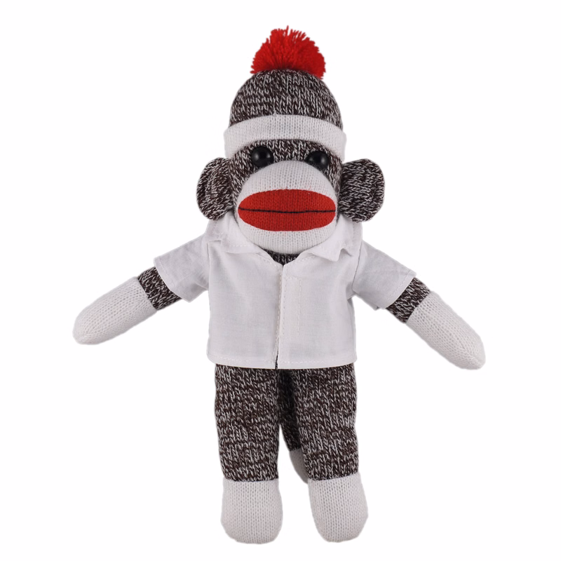 Orginal Sock Monkey (Plush) in doctor's jacket.