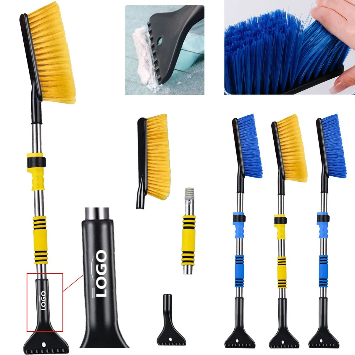 Telescopic Snow Brush and Ice Scraper 1