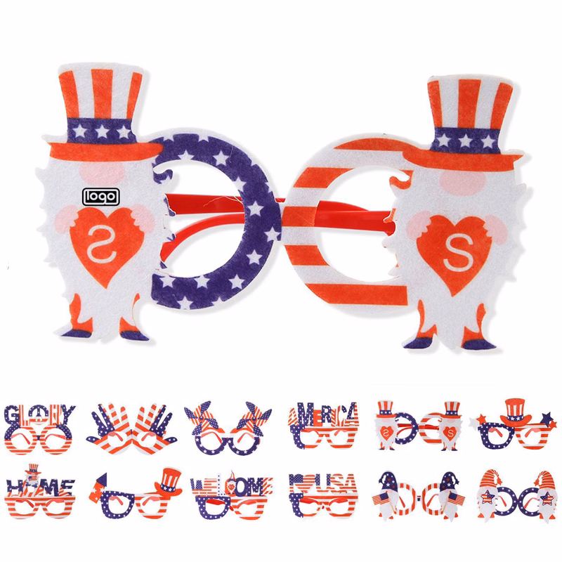 American Independence Day Monogrammed Flag Eyeglass Frame