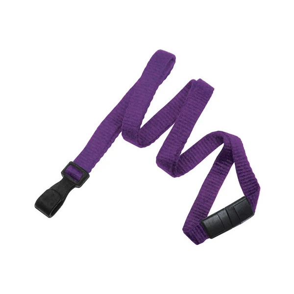 3/8" Bamboo Blank Breakaway Lanyard (Purple) 1
