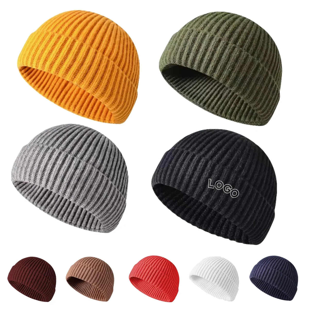 Winter Outdoor Warm Knit Beanie Skull Cap 1