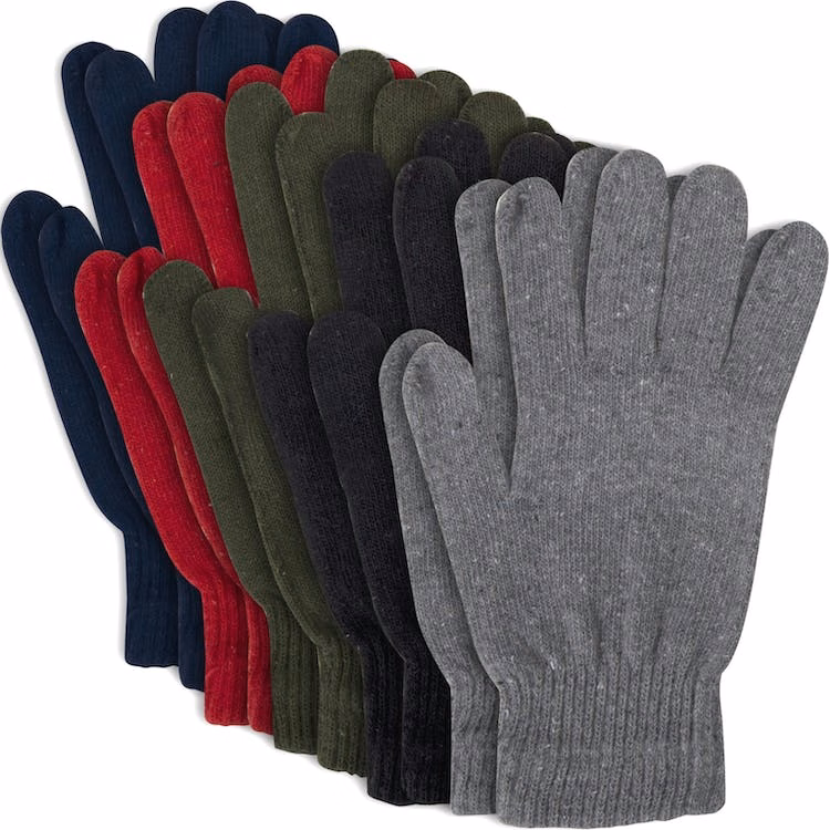 Adult Winter Gloves - One Size Assorted Colors