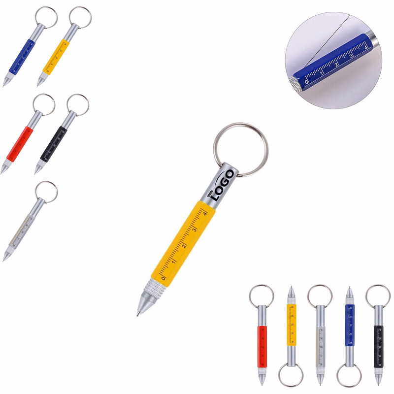 6 in 1 Multifunctional Tool Pen With Your Brand