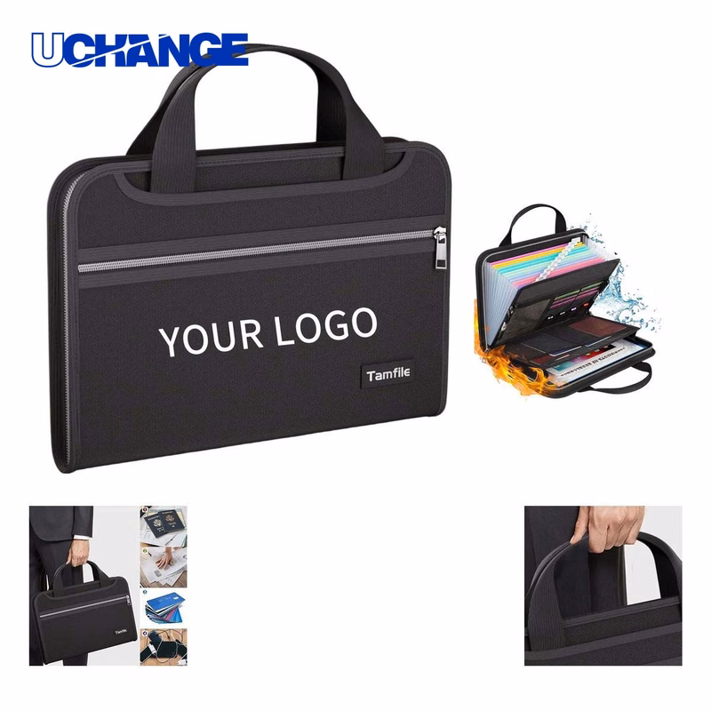 Durable Document Folder Organizer with Comfortable Handle