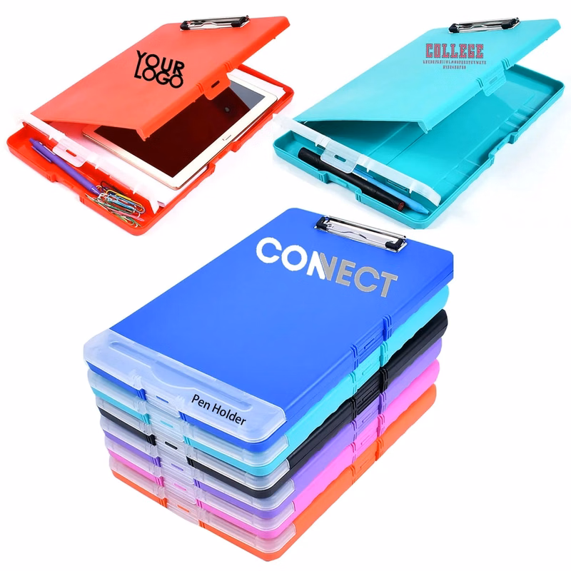New ABS Plastic School Office Clipboard with Storage