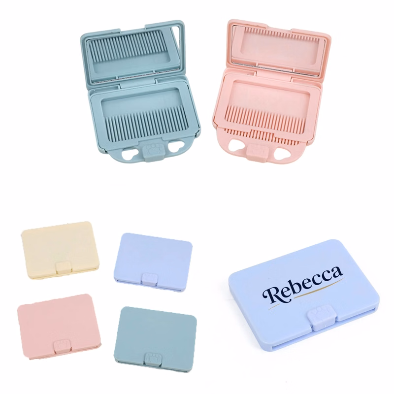 Customized portable comb and small mirror