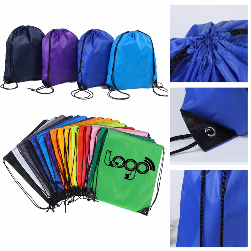 Durable Sports and Travel Drawstring Backpack