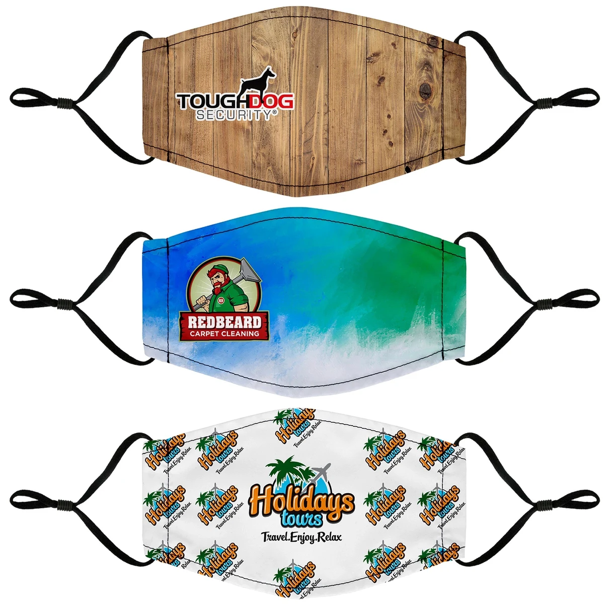 Slick Full Color Fabric Face Mask 1