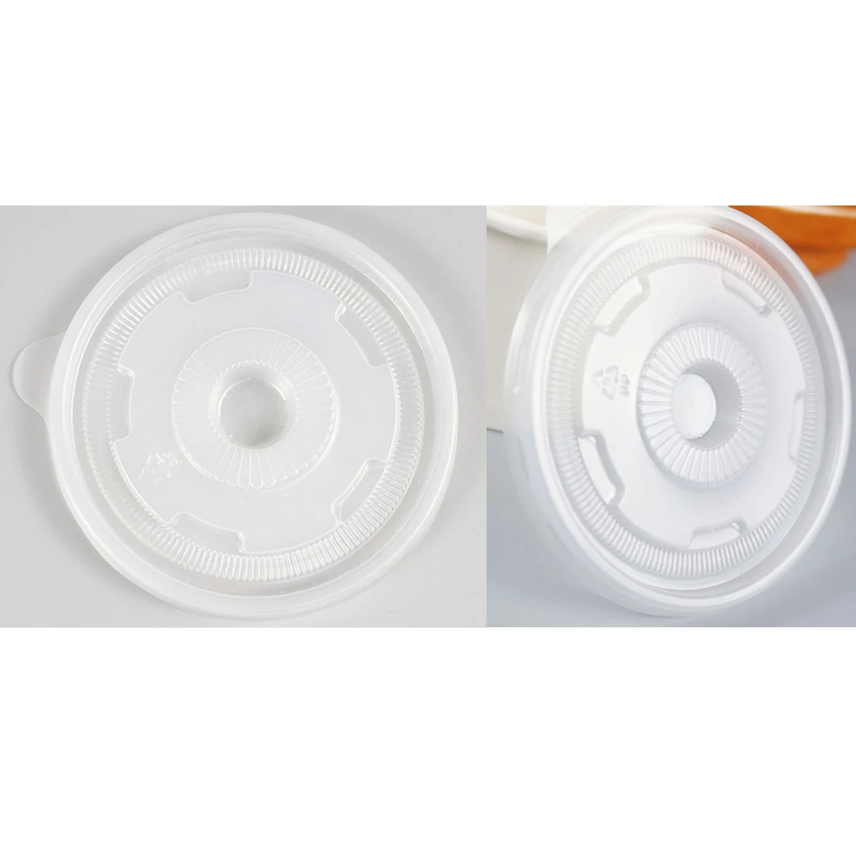 Compostable Paper Food Containers Flat Lid 1