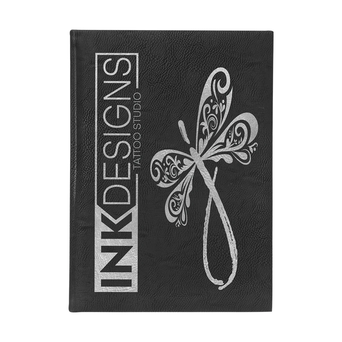 7" x 9" Black/Silver Leatherette Sketch Book 1