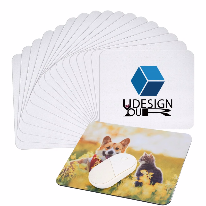MOQ50Pcs Full Color Rubber Mouse Pad
