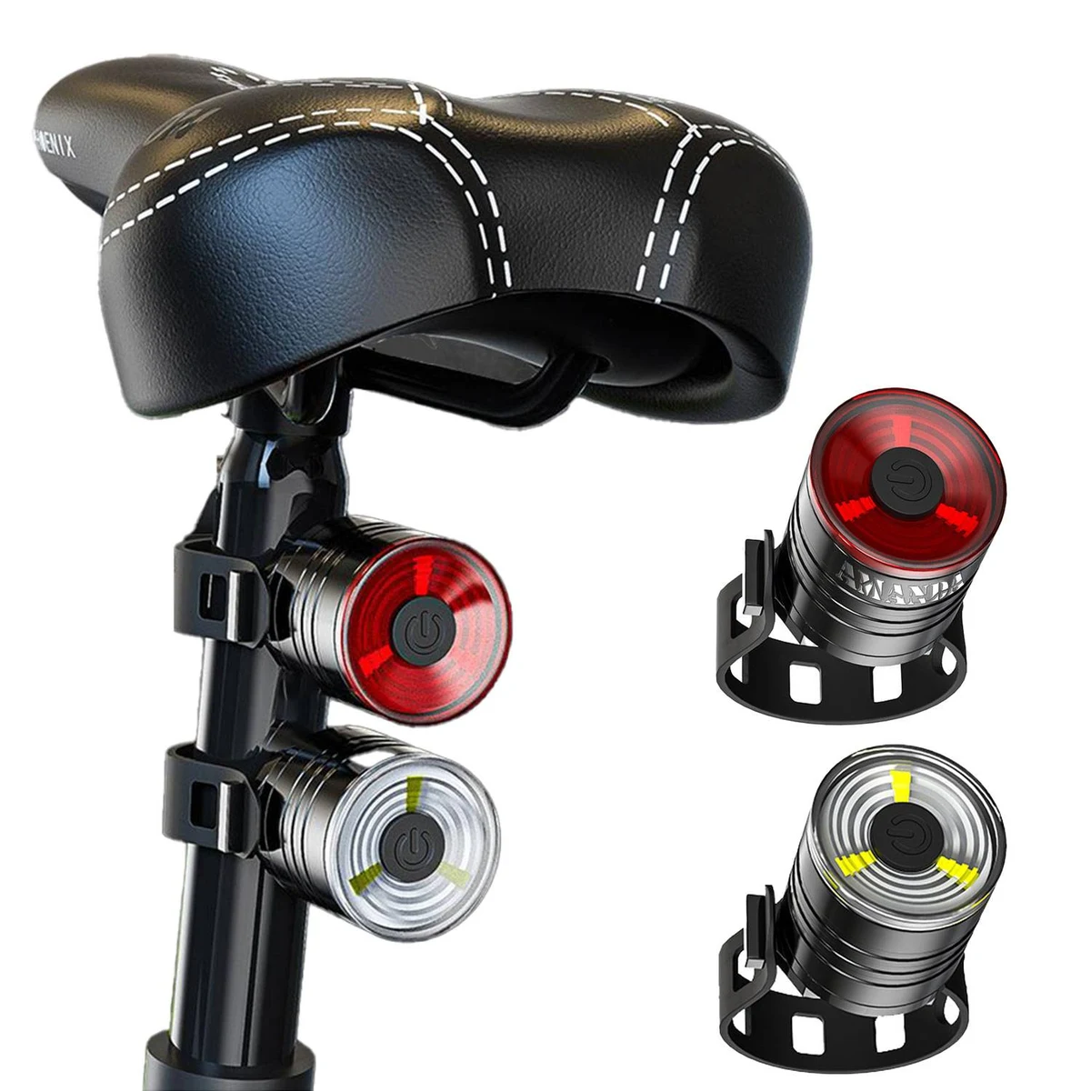 Night Aluminum Alloy LED Bicycle Light 1