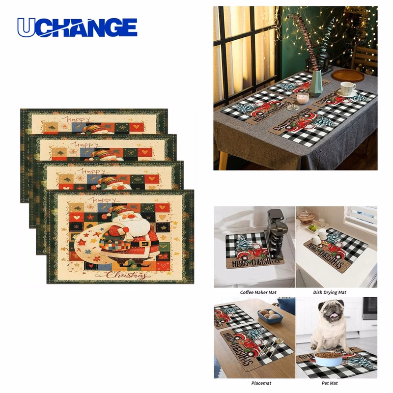 Customized Full Color Fabric Dining Pad for Table