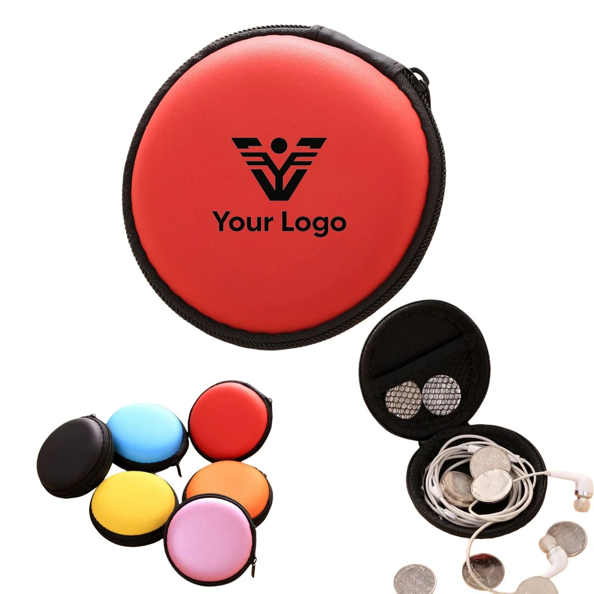Round Earbud Carrying Case 1
