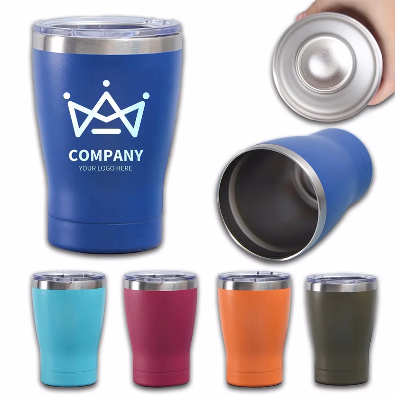 12oz Stainless Steel Cup with Lid Insulated Double Wall Mug