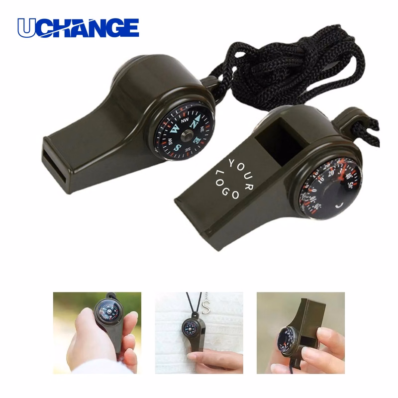 Outdoor Survival Whistle with Compass