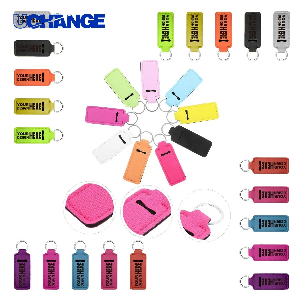 Compact Lipstick Case Keychain 1