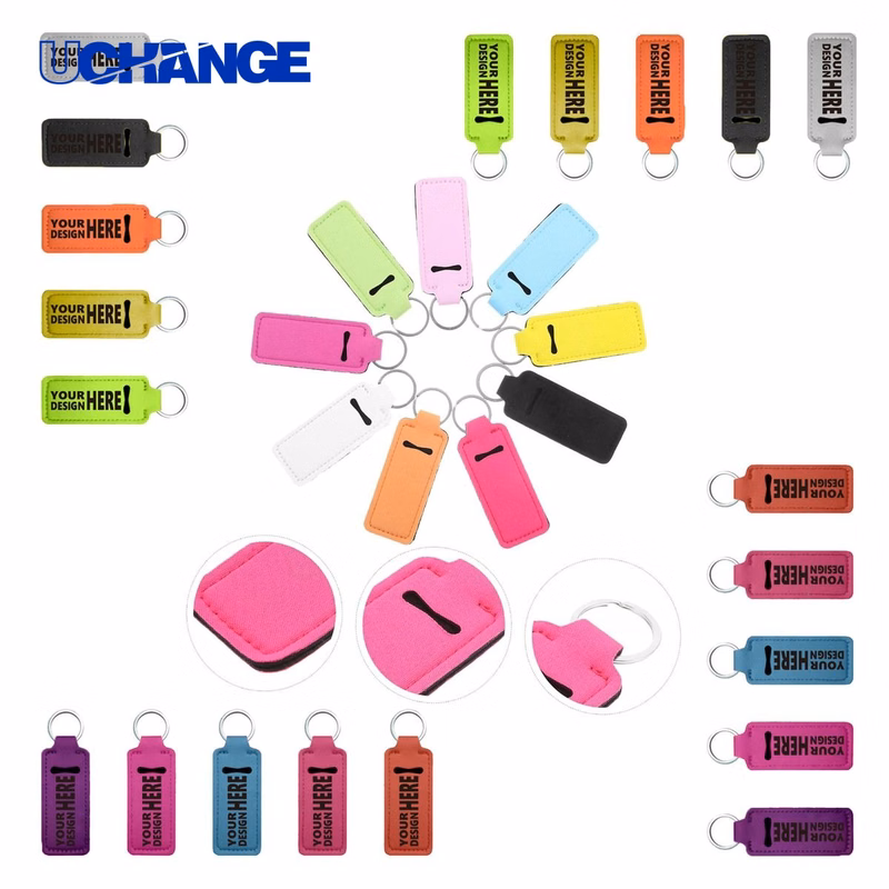 Compact Lipstick Case Keychain